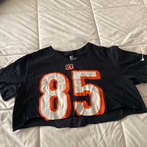 Cropped Cincinnati Bengals T-Shirt